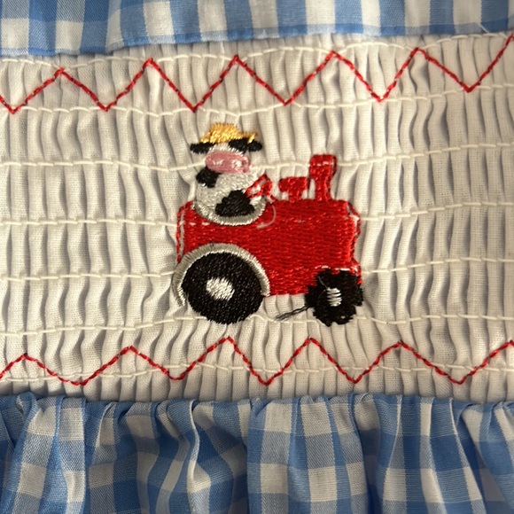 Marie Nicole Cow on Tractor Shirt/Dress - Picture 3 of 4